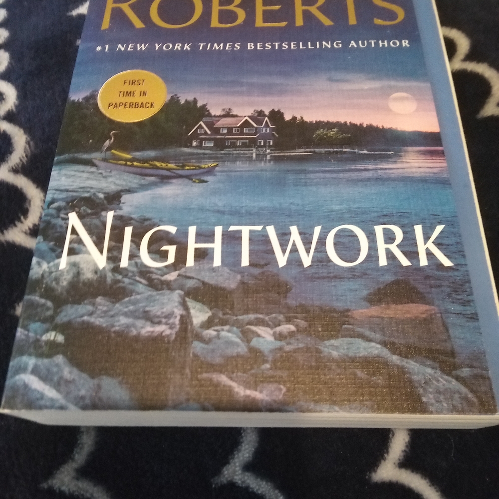 Nightwork by Roberts - Blue and White Cover